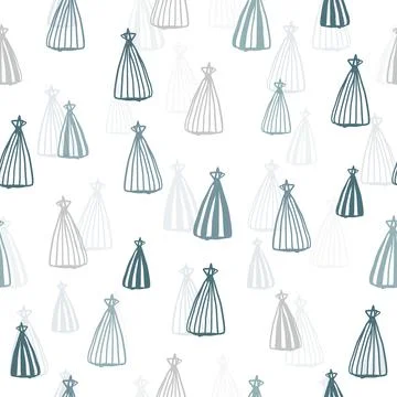 Seamless christmas pattern on white background with repetition tiny pine tree Stockillustratie