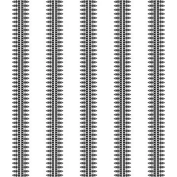 A seamless chromatic border pattern Stock Illustration