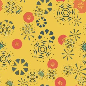 Seamless circle abstract pattern イラスト素材