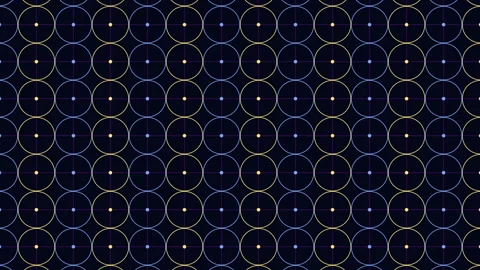 Seamless circle and zigzag line pattern design 스톡 동영상 267047609