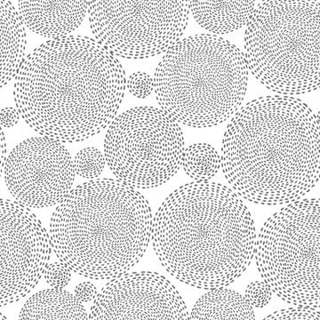 Seamless circle background, seamless pattern with round shapes Stock Illustration