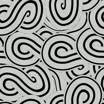 Seamless circle background, seamless pattern with round shapes イラスト素材
