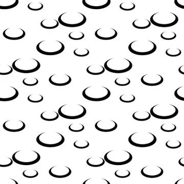 Seamless Circle Pattern. Abstract Vector Minimal Background. Contemporary Tex Stock Illustration