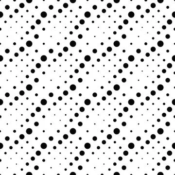 Seamless circle pattern background - abstract vector illustration Stock Illustration