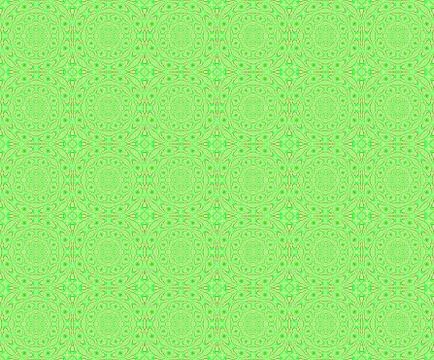 Seamless circle pattern bright green Stockillustratie