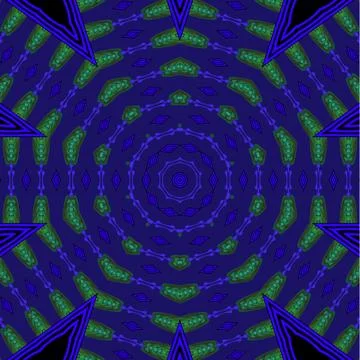 Seamless circle pattern purple blue green イラスト素材