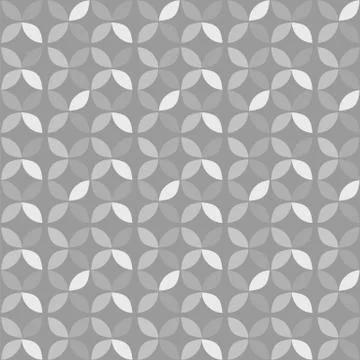 Seamless Circle Retro Pattern Illustrazione stock