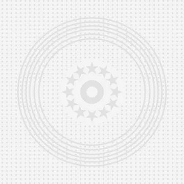 Seamless circle shape, and star with dot pattern background Stock Illustration