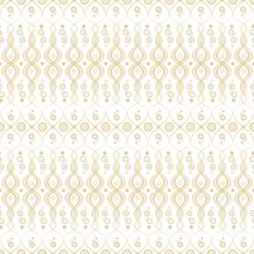 Seamless Circles and Dots Pattern Illustrazione stock