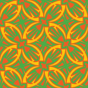 Seamless Circles and Points Stock Illustration
