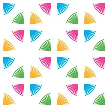 Seamless circles background Illustrazione stock