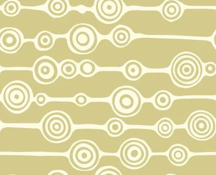 Seamless circles background in lineal group. Soft background. Stock Illustration