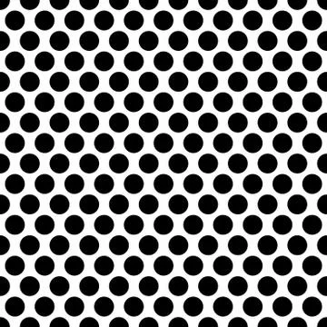 Seamless circles, dots pattern. Seamlessly repeatable polka dot background. B 스톡 일러스트