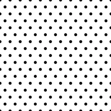 Seamless circles, dots pattern. Seamlessly repeatable polka dot background. B イラスト素材