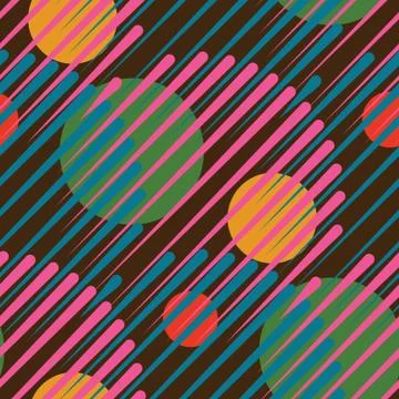 Seamless circles Illustrazione stock