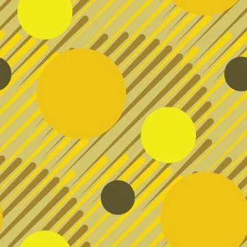 Seamless circles Illustrazione stock