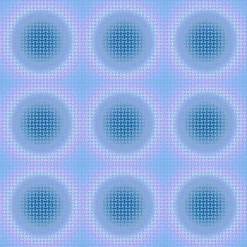 Seamless circles pattern blue pink Stock Illustration