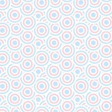 Seamless circles pattern.  dot  Pattern.  geometric abstract Background. text Stock Illustration