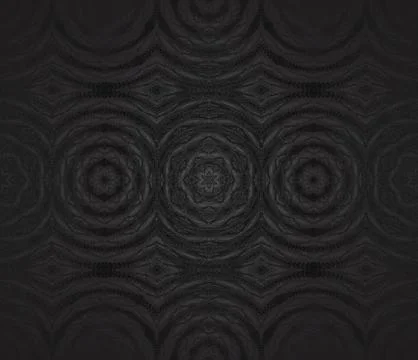 Seamless circles pattern gray black Stock Illustration