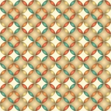 Seamless circles pattern 스톡 일러스트