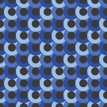 Seamless Circles Pattern Stock Illustration