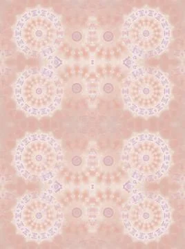 Seamless circles pattern pink Stock Illustration