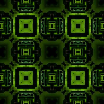 Seamless Circuit Board Stock Illustration