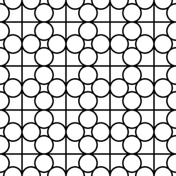 Seamless circular art pattern in indian, south asian, persian, arabesque. Stock Illustration