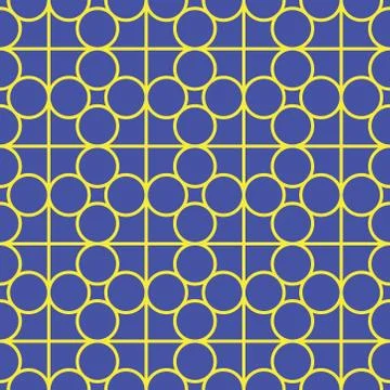 Seamless circular art pattern in indian, south asian, persian, arabesque. Stock Illustration