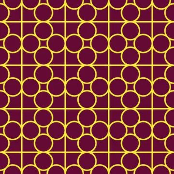 Seamless circular art pattern in indian, south asian, persian, arabesque. Stock Illustration