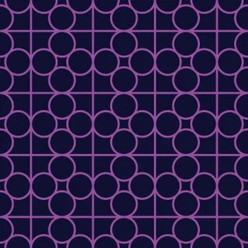 Seamless circular art pattern in indian, south asian, persian, arabesque. Stock Illustration