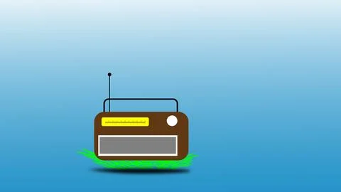 Seamless circular lines pattern radio wave background, radio wave illustrat.. Stock Illustration