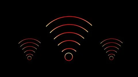 Seamless circular lines pattern radio wave background, radio wave illustrat.. Stock Illustration