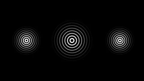 Seamless circular lines pattern radio wave background, radio wave illustrat.. Stock Illustration