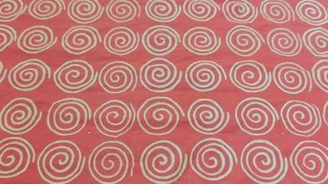 Seamless circular print Stock Footage 323773674