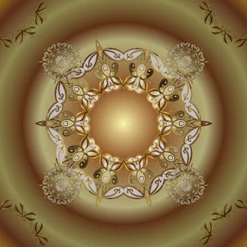 Seamless classic vector golden pattern. Traditional orient ornament. Classic vin 스톡 일러스트