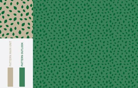 Seamless cloth pattern collection vector illustration Stock Illustration