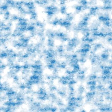 Seamless cloud texture on blue background Stock Illustration