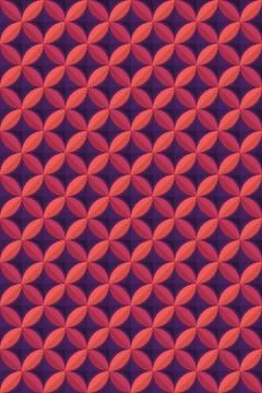 Seamless colofull pattern of leaves and rhombuses Stock Illustration