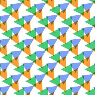Seamless color geometric triangle pattern for texture, textiles, packaging, a Stock Illustration