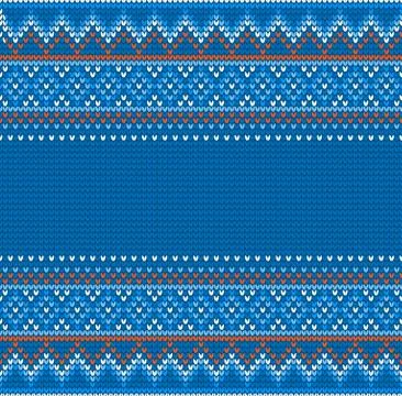 Seamless color knitting background Stock Illustration