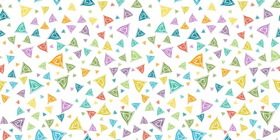 Seamless color pattern of arbitrary shapes for background, banner, screen sav Stock Illustration