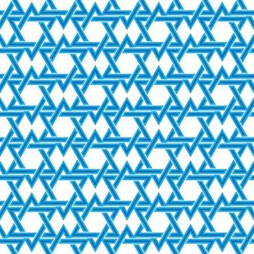 Seamless color pattern of interlocking triangles. Template for textures, text Stock Illustration