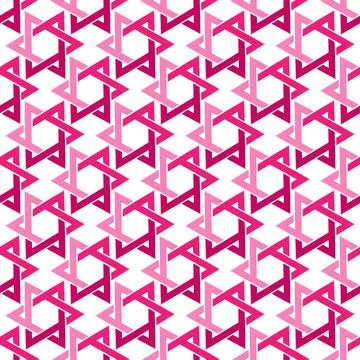 Seamless color pattern of interlocking triangles. Template for textures, text 스톡 일러스트