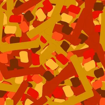 Seamless color pattern of randomly arranged elements Stock Illustration