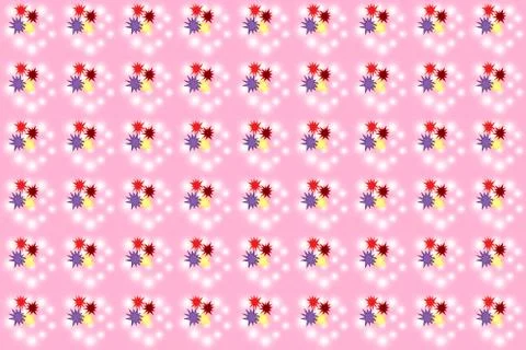 Seamless color splats pattern Stock Illustration