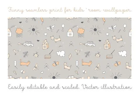 Seamless color vectorial pattern Stock Illustration