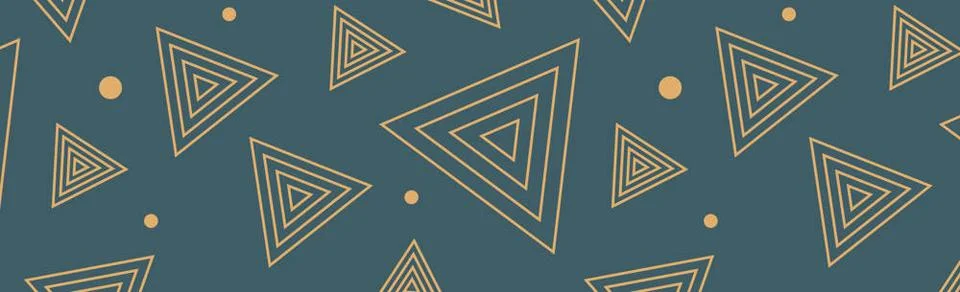 Seamless colored background pattern, various geometric shapes - Vector Sea... Foto stock