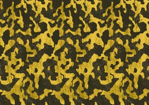 Seamless colored camouflage pattern army abstract modern military background for Stock Illustration