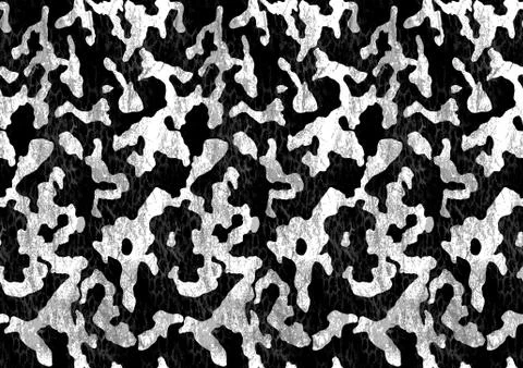 Seamless colored camouflage pattern army abstract modern military background for Stockillustratie